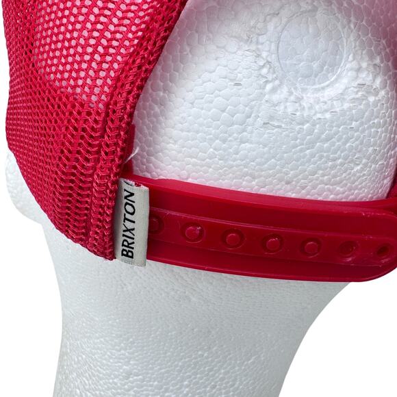 2022 Brixton Enjoy Coke Trucker Hat Red Adjustable Snapback Cap - Picture 4 of 12